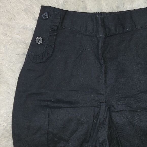 JANIE AND JACK RUFFLE POCKET BLACK SHORTS, SIZE 12-18 MONTHS - Picture 2 of 7